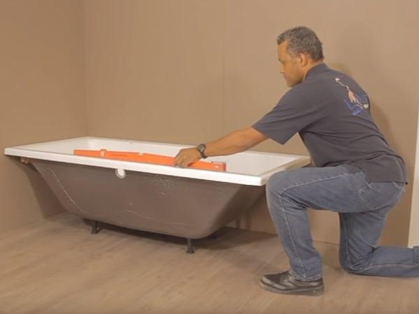 Installation pose baignoire