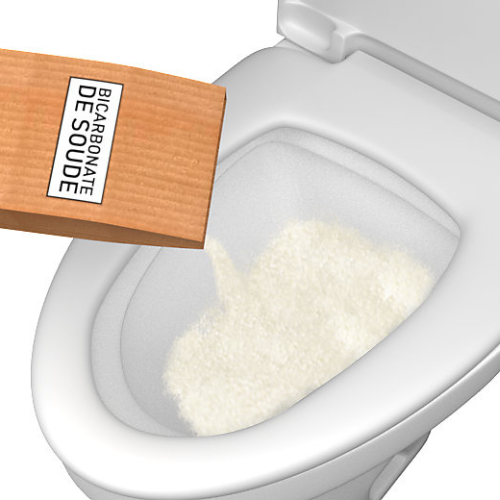 Bicarbonate de soude pour debouchage wc et toilette