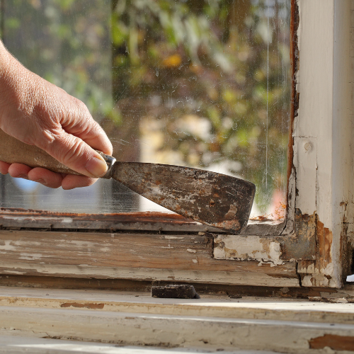 Comment mettre du mastic vitrage 