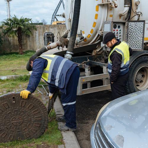 Debouchage camion hydrocureur 1