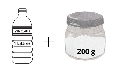 Quel quantite pour deboucher un wc avec du vinaigre et bicarbonate de soude 1